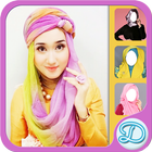 Party Hijab Style Photo Editor icône