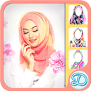 Printed Hijab Style Photo Suit APK