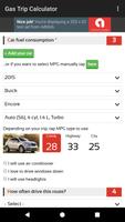 Gas Trip Calculator screenshot 1
