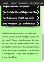 Diet Coach Weight Loss تصوير الشاشة 1