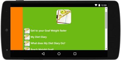 Diet Diary capture d'écran 1