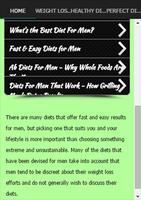 Diet For Men screenshot 1