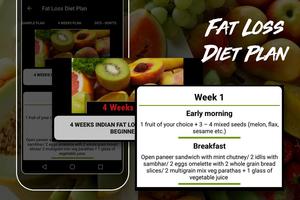 Fat Loss Diet Plan capture d'écran 3