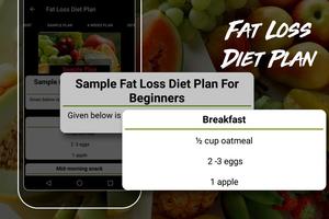 Fat Loss Diet Plan capture d'écran 2