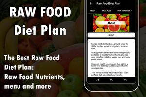 Raw Food Diet Plan पोस्टर