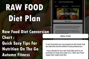 Raw Food Diet Plan captura de pantalla 1