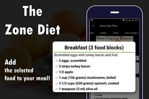 The Zone Diet screenshot 2