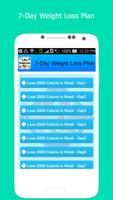 7-Day Weight Loss Plan تصوير الشاشة 2