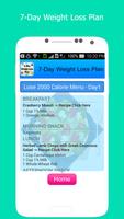 7-Day Weight Loss Plan capture d'écran 3