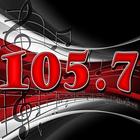 FM 105.7 MHZ ไอคอน