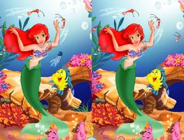 پوستر لعبة الاختلافات بين الصورتين مراحل كثيرة