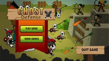 Ghost Defense: Zombie Ghosts Defense Game 🏹 पोस्टर