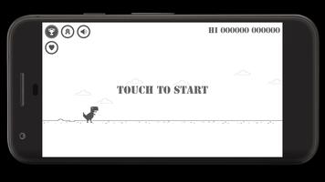 Offline Dino Runner captura de pantalla 1
