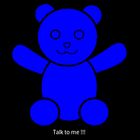 Talk to Teddy bear Zeichen