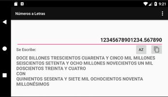 Números a Letras syot layar 2