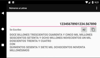 Números a Letras capture d'écran 2