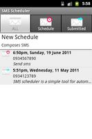 SMS Scheduler स्क्रीनशॉट 1