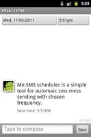 SMS Scheduler capture d'écran 2