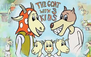 The Goat With Three Kids Affiche