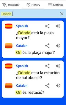 Spanish - Catalan Translator ( Text to Speech ) screenshot 1
