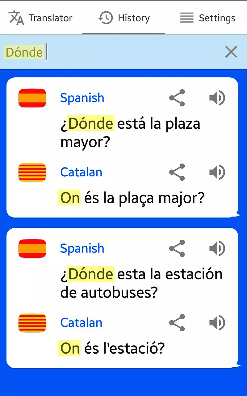 Translator Spanish to Catalan Translate - Traductor Español a Catalán::Appstore  for Android