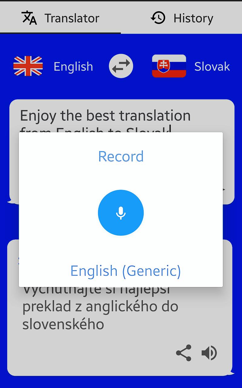 Słowacki - Angielski tłumacz for Android - APK Download