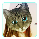 Real Cute Cat Face Editor أيقونة