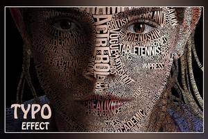 Typography Effect Cartaz