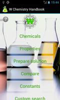 W Chemistry Handbook Affiche