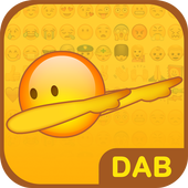 Dab Emoji Keyboard - Emoticons ikona