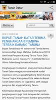 Kabupaten Tanah Datar capture d'écran 1