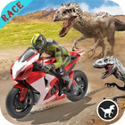 Dino World Bike Race Game - Jurassic Adventure icône
