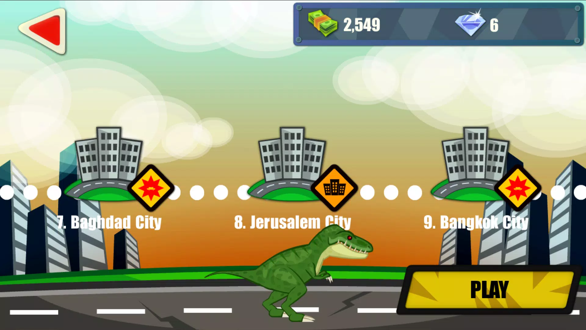 Jurassic Dinosaur City Rampage para Android - Download