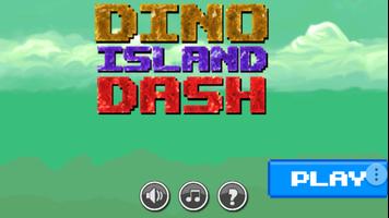 Dino Island Dash Runner Affiche