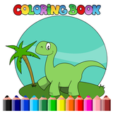 Dinosaur Coloring icono