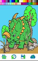 Dinosaur Coloring Ekran Görüntüsü 2