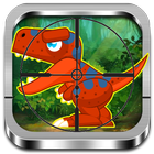 Dinosaur dinosaur hunting icon