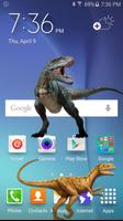 Dinosaur on Phone Prank الملصق