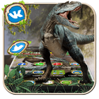 3D Horror Dinosaurus Thema-icoon