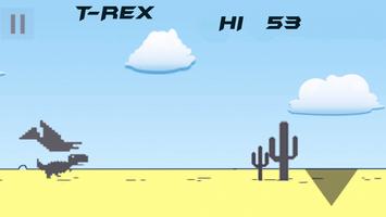 T-Rex Offline Game Cartaz