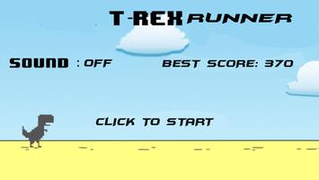 T-Rex Offline Game скриншот 1