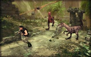 Dinosaur World Jurassic Island : TPS Action Game captura de pantalla 3