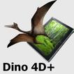 Dinossauro 4D AR livre (baixo estilo poli)