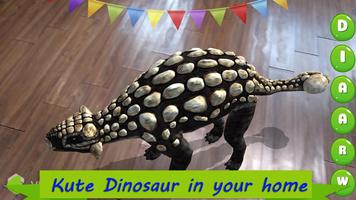 برنامه‌نما Dinosaur 4D Free AR (Low poly style) عکس از صفحه