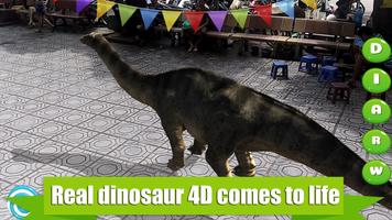 برنامه‌نما Dinosaur 4D Free AR (Low poly style) عکس از صفحه