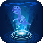Jurassic Dinosaur Hologram 3D Simulator icône