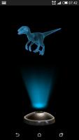 Jurassic Dinosaur Hologram 3D Simulator Affiche