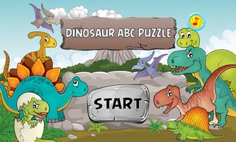 Dinosaurio ABC Shadow Puzzle Poster