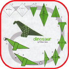 Dinosaur Origami icône