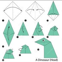 Dinosaur Origami imagem de tela 3